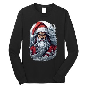 Samurai Santa Claus Long Sleeve Shirt