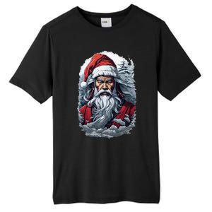 Samurai Santa Claus Tall Fusion ChromaSoft Performance T-Shirt