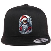 Samurai Santa Claus Flatbill Hat
