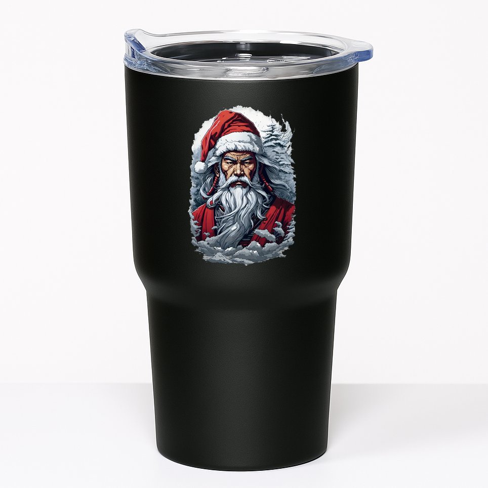 Samurai Santa Claus Tumbler