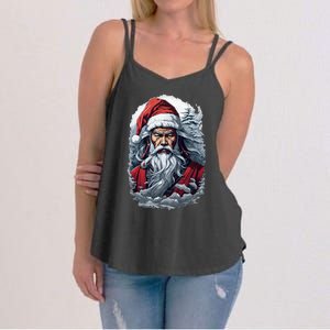 Samurai Santa Claus Women's Strappy Tank