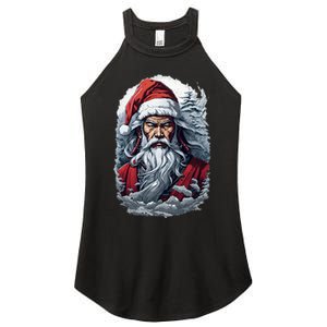 Samurai Santa Claus Women's Perfect Tri Rocker Tank