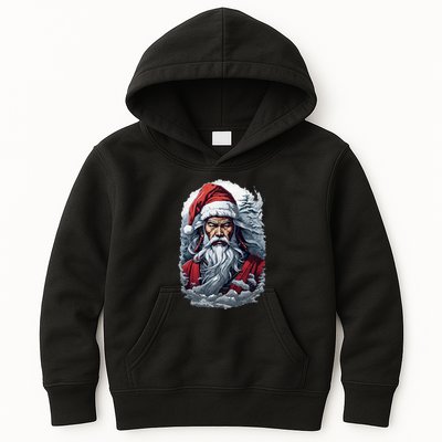 Samurai Santa Claus Kids Hoodie
