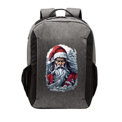 Samurai Santa Claus Vector Backpack