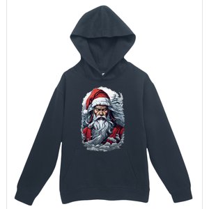 Samurai Santa Claus Urban Pullover Hoodie