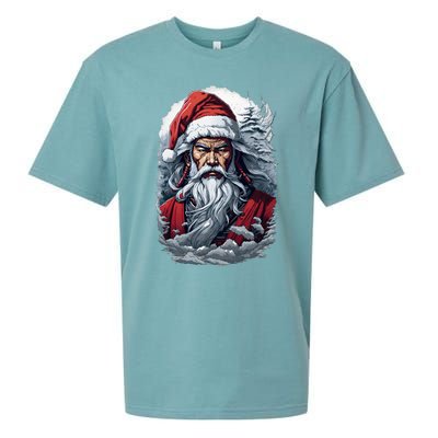 Samurai Santa Claus Sueded Cloud Jersey T-Shirt