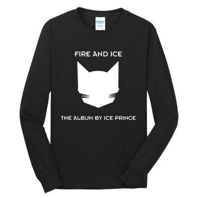 Scc Super Cool Cats Presents Fire And Ice 24 The Album By Ice Prince Tall Long Sleeve T-Shirt