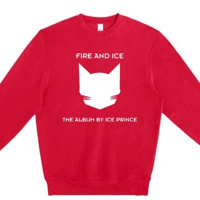 Scc Super Cool Cats Presents Fire And Ice 24 The Album By Ice Prince Premium Crewneck Sweatshirt