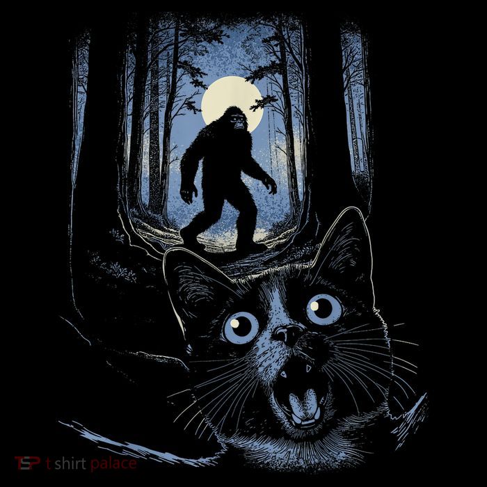 Surprised Scared Cat Selfie With Bigfo Ot Sasquatch Impact Tech Backpack