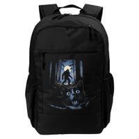 Surprised Scared Cat Selfie With Bigfo Ot Sasquatch Backpack