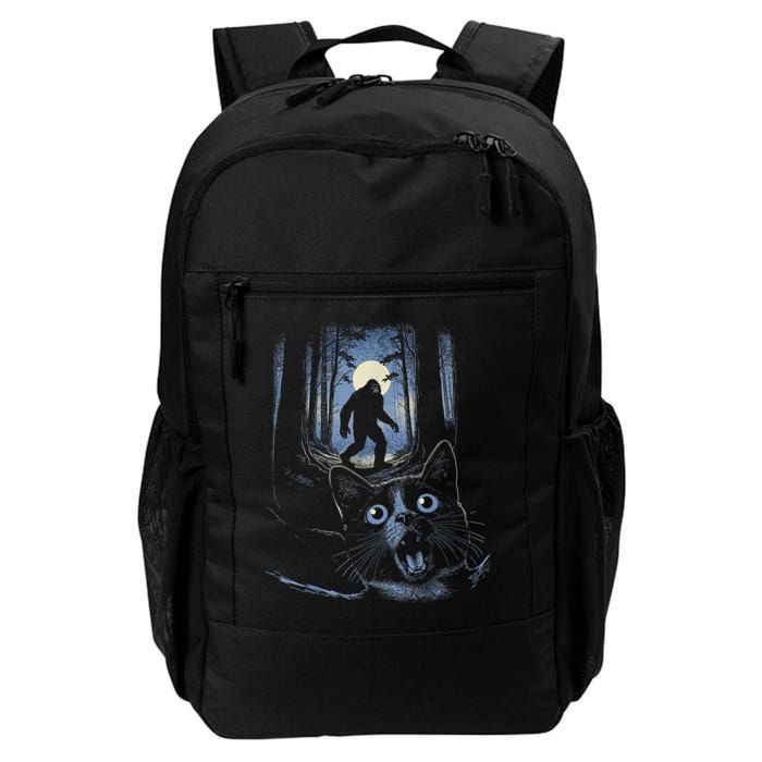 Surprised Scared Cat Selfie With Bigfo Ot Sasquatch Backpack