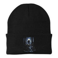 Surprised Scared Cat Selfie With Bigfo Ot Sasquatch Beanie