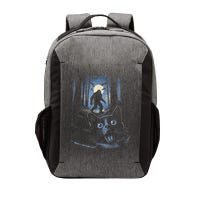 Surprised Scared Cat Selfie With Bigfo Ot Sasquatch Vector Backpack