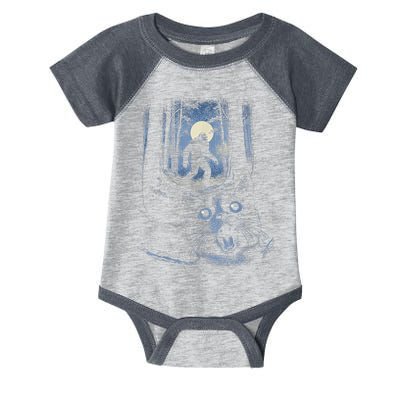 Surprised Scared Cat Selfie With Bigfo Ot Sasquatch Infant Baby Jersey Bodysuit