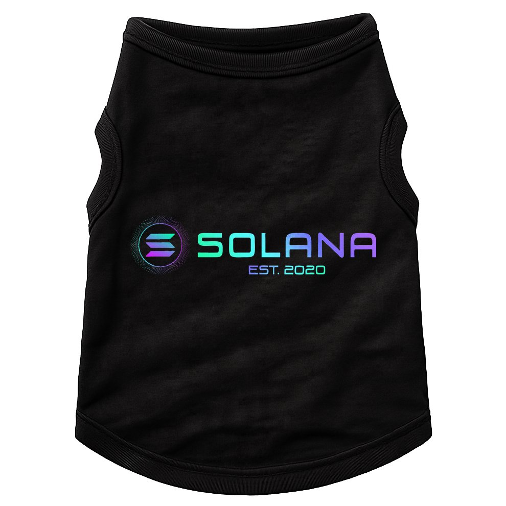 Solana Sol Coin Crypto Logo Blockchain Solana Doggie Tank