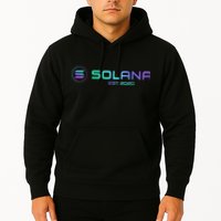 Solana Sol Coin Crypto Logo Blockchain Solana Hoodie