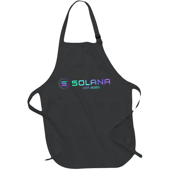 Solana Sol Coin Crypto Logo Blockchain Solana Apron