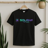 Solana Sol Coin Crypto Logo Blockchain Solana T-Shirt