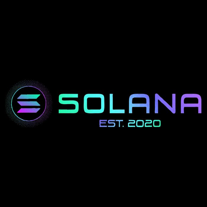 Solana Sol Coin Crypto Logo Blockchain Solana 16 in Basic Backpack