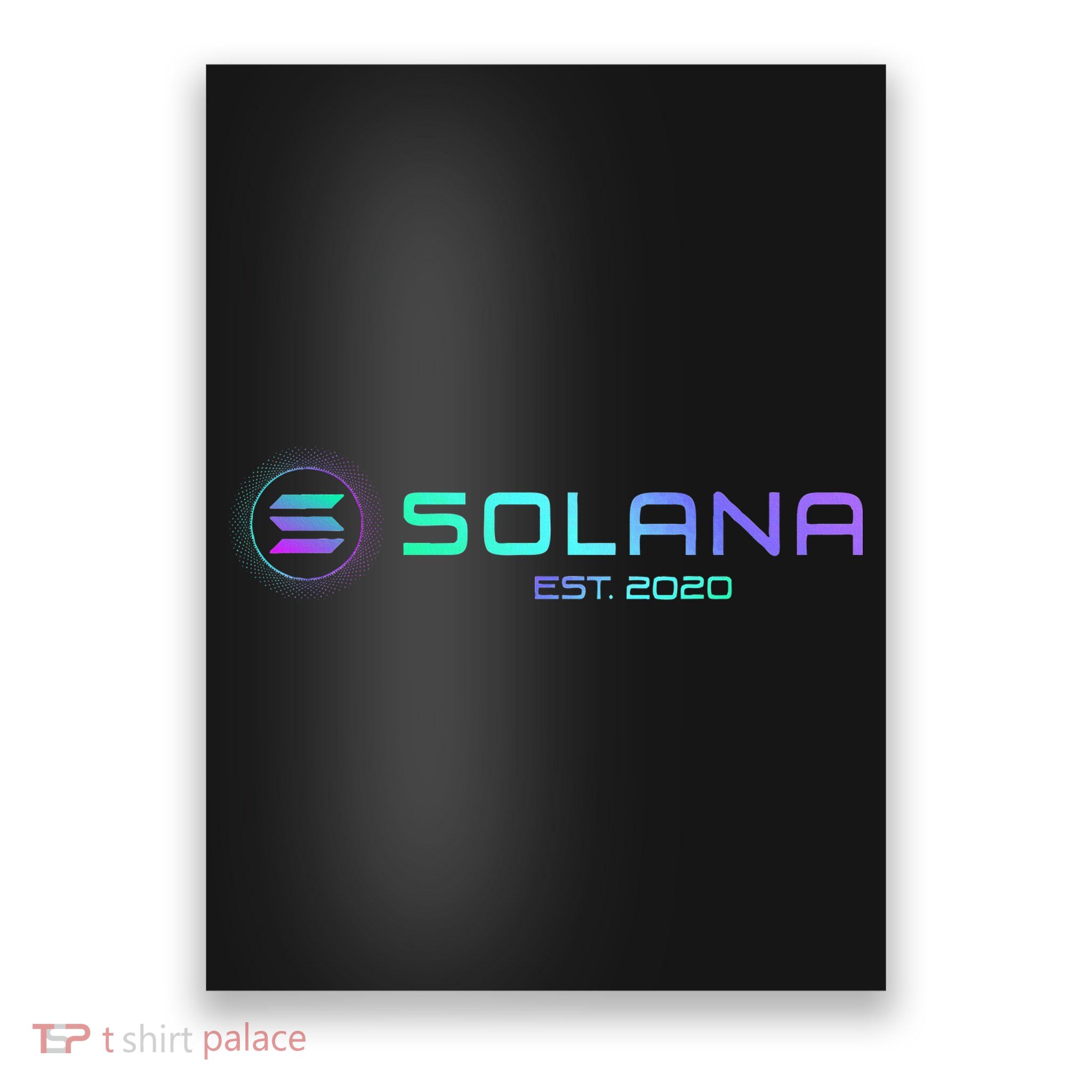 Solana Sol Coin Crypto Logo Blockchain Solana Poster