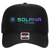 Solana Sol Coin Crypto Logo Blockchain Solana Trucker Hat