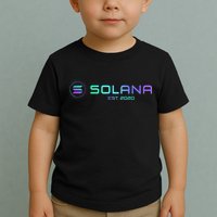 Solana Sol Coin Crypto Logo Blockchain Solana Toddler T-Shirt