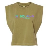 Solana Sol Coin Crypto Logo Blockchain Solana Garment-Dyed Women's Muscle Tee