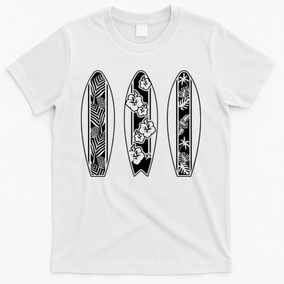 Surfing Surfboard Classic Retro Surfboarder Surfer Surf Life T-Shirt
