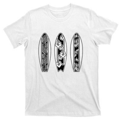 Surfing Surfboard Classic Retro Surfboarder Surfer Surf Life T-Shirt