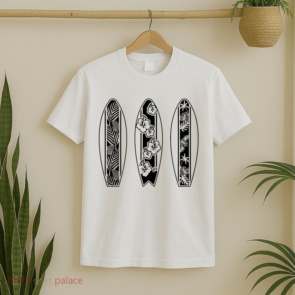 Surfing Surfboard Classic Retro Surfboarder Surfer Surf Life T-Shirt
