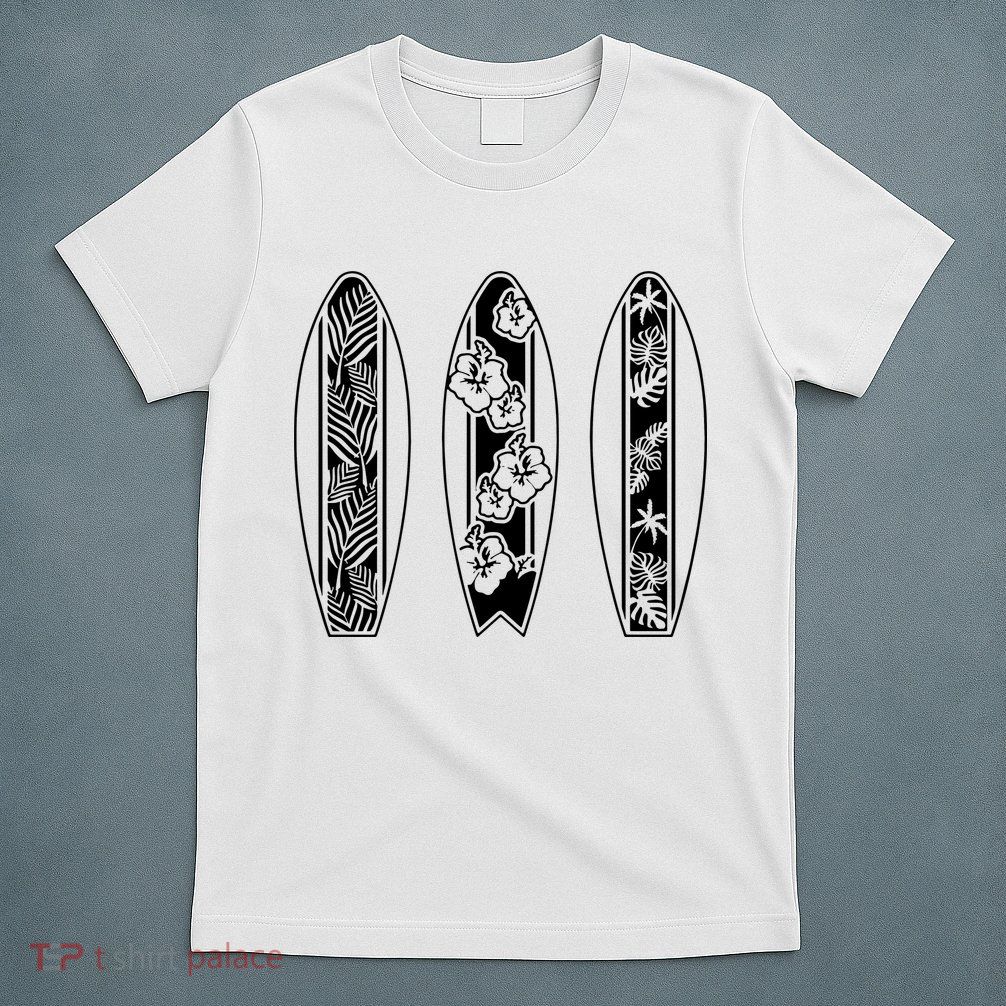 Surfing Surfboard Classic Retro Surfboarder Surfer Surf Life T-Shirt