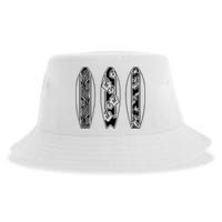 Surfing Surfboard Classic Retro Surfboarder Surfer Surf Life Sustainable Bucket Hat
