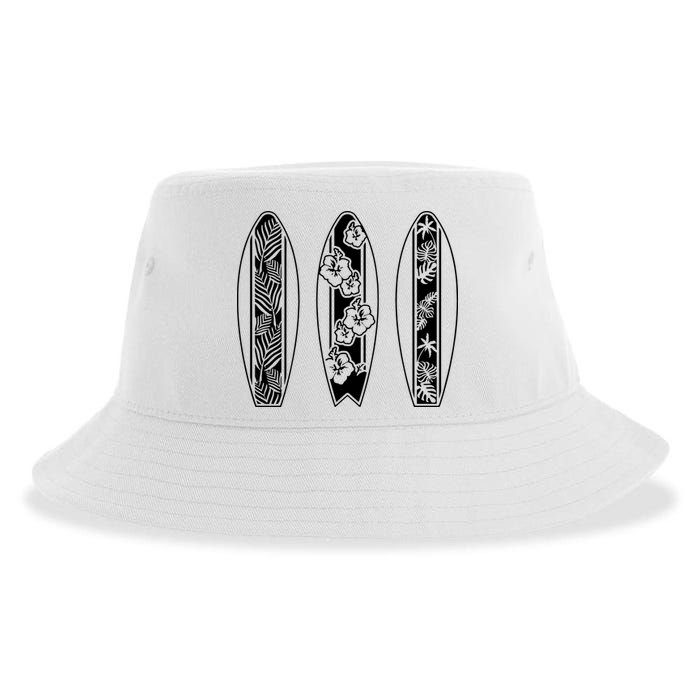 Surfing Surfboard Classic Retro Surfboarder Surfer Surf Life Sustainable Bucket Hat