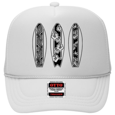 Surfing Surfboard Classic Retro Surfboarder Surfer Surf Life Trucker Hat
