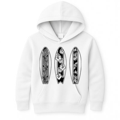 Surfing Surfboard Classic Retro Surfboarder Surfer Surf Life Kids Hoodie