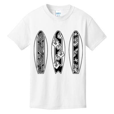 Surfing Surfboard Classic Retro Surfboarder Surfer Surf Life Kids T-Shirt