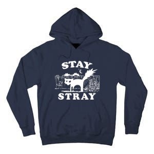 Stay Stray Cat Funny Black Cats Adventure Tall Hoodie