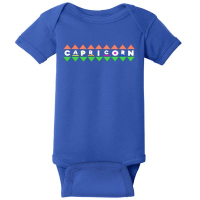 Stylish Saying Capricorn Zodiac Superstitions Horoscope Gift Baby Bodysuit