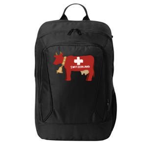 Switzerland Swiss Cow City Backpack