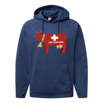 Switzerland Swiss Cow Performance Fleece Hoodie