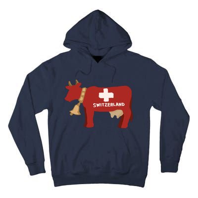 Switzerland Swiss Cow Tall Hoodie