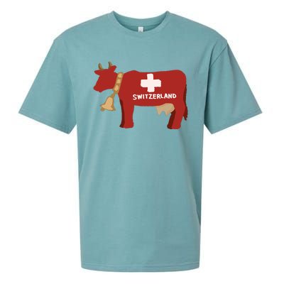 Switzerland Swiss Cow Sueded Cloud Jersey T-Shirt