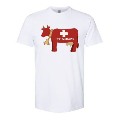 Switzerland Swiss Cow Softstyle CVC T-Shirt