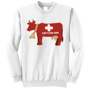 Switzerland Swiss Cow Sweatshirt