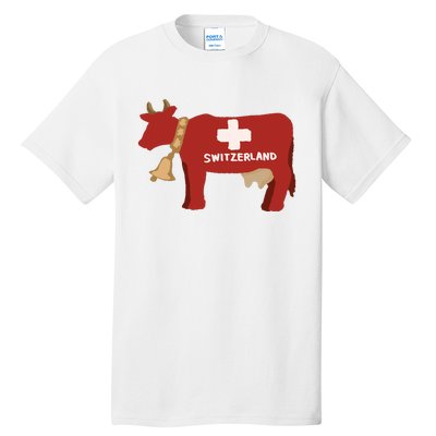 Switzerland Swiss Cow Tall T-Shirt