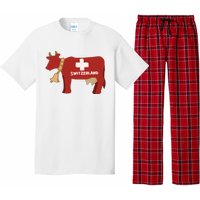 Switzerland Swiss Cow Pajama Set