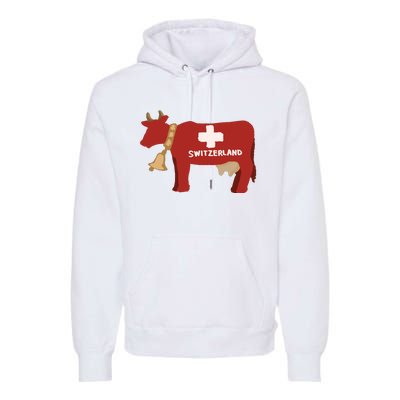 Switzerland Swiss Cow Premium Hoodie