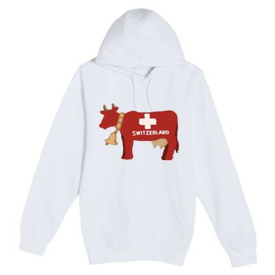 Switzerland Swiss Cow Premium Pullover Hoodie