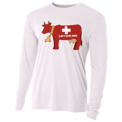 Switzerland Swiss Cow Cooling Performance Long Sleeve Crew