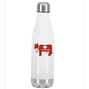 Switzerland Swiss Cow Stainless Steel Insulated Water Bottle